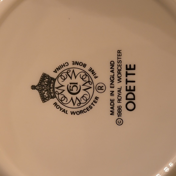 Vintage Royal Worcester Odette Cup & Saucer - Picture 5 of 10